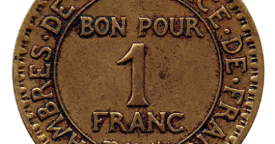 bon pour 1 franc, monnaie de substitution chambre du commerce libre de d