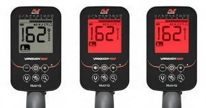 Vanquish 360, 460 ou 560 : Comparatif des ces 3 détecteurs Minelab 3 présentation des ecrans des 3 détecteurs vanquish 360 460 et 560